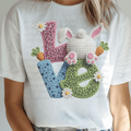 Faux Yarn Easter Bunny Love