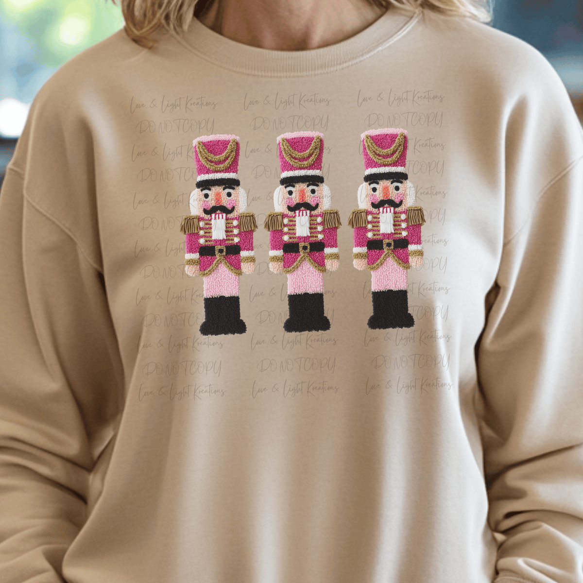 Faux Yarn Nutcracker