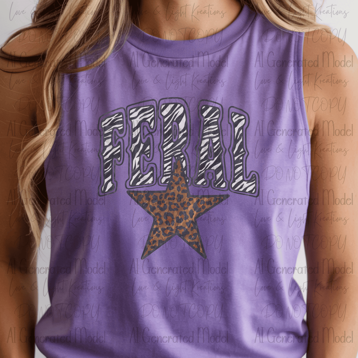 Feral Leopard Star Black