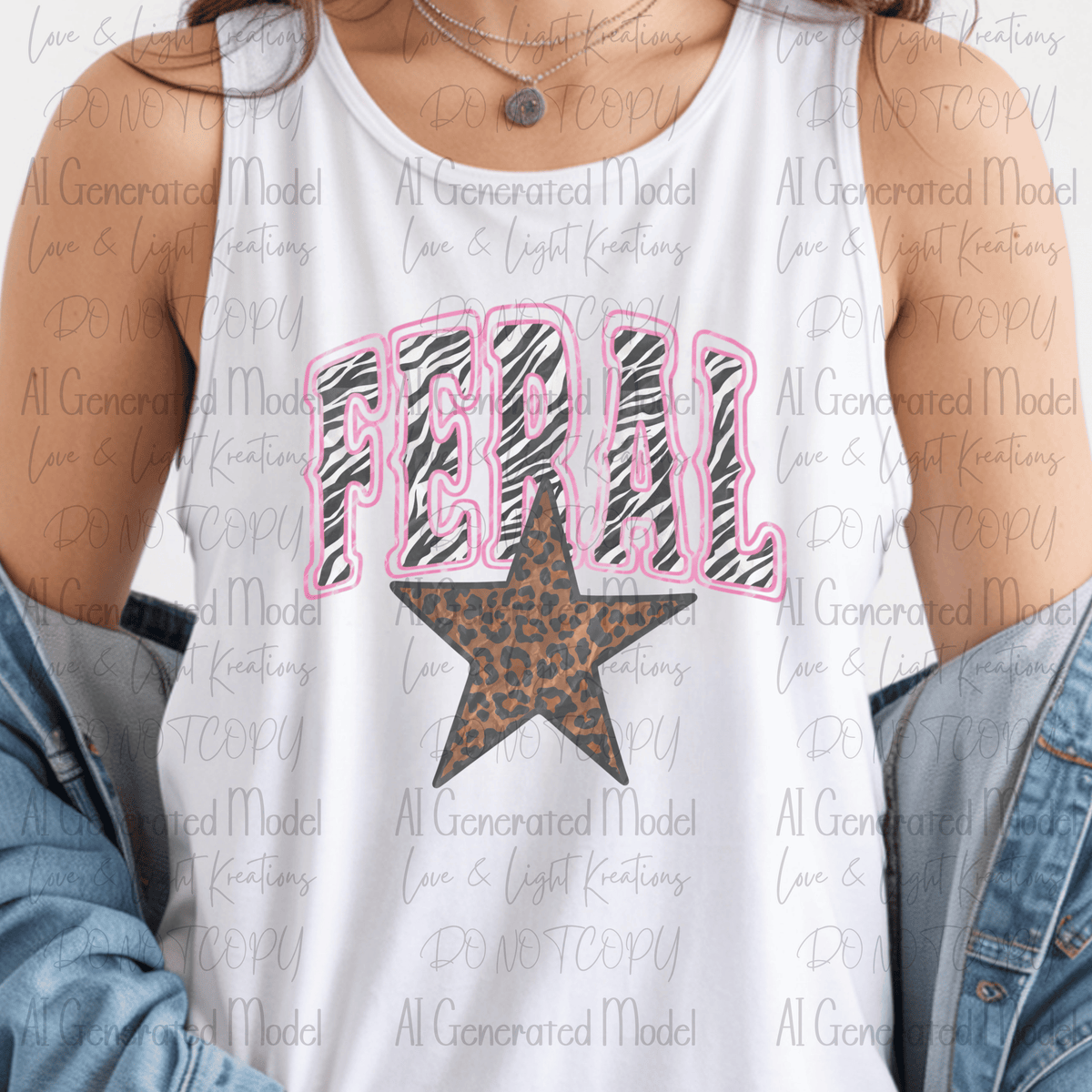 Feral Leopard Star Pink