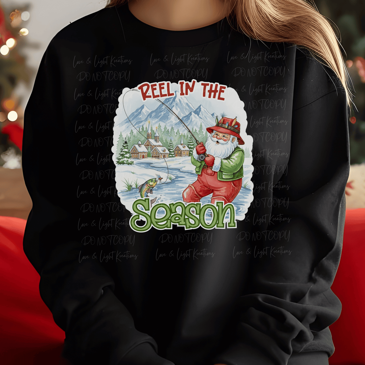 Fishing Santa