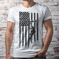 Flag with Lineman in Black