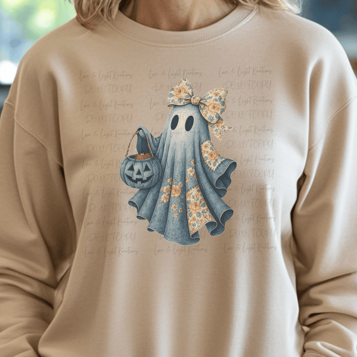 Floral Jean Ghost