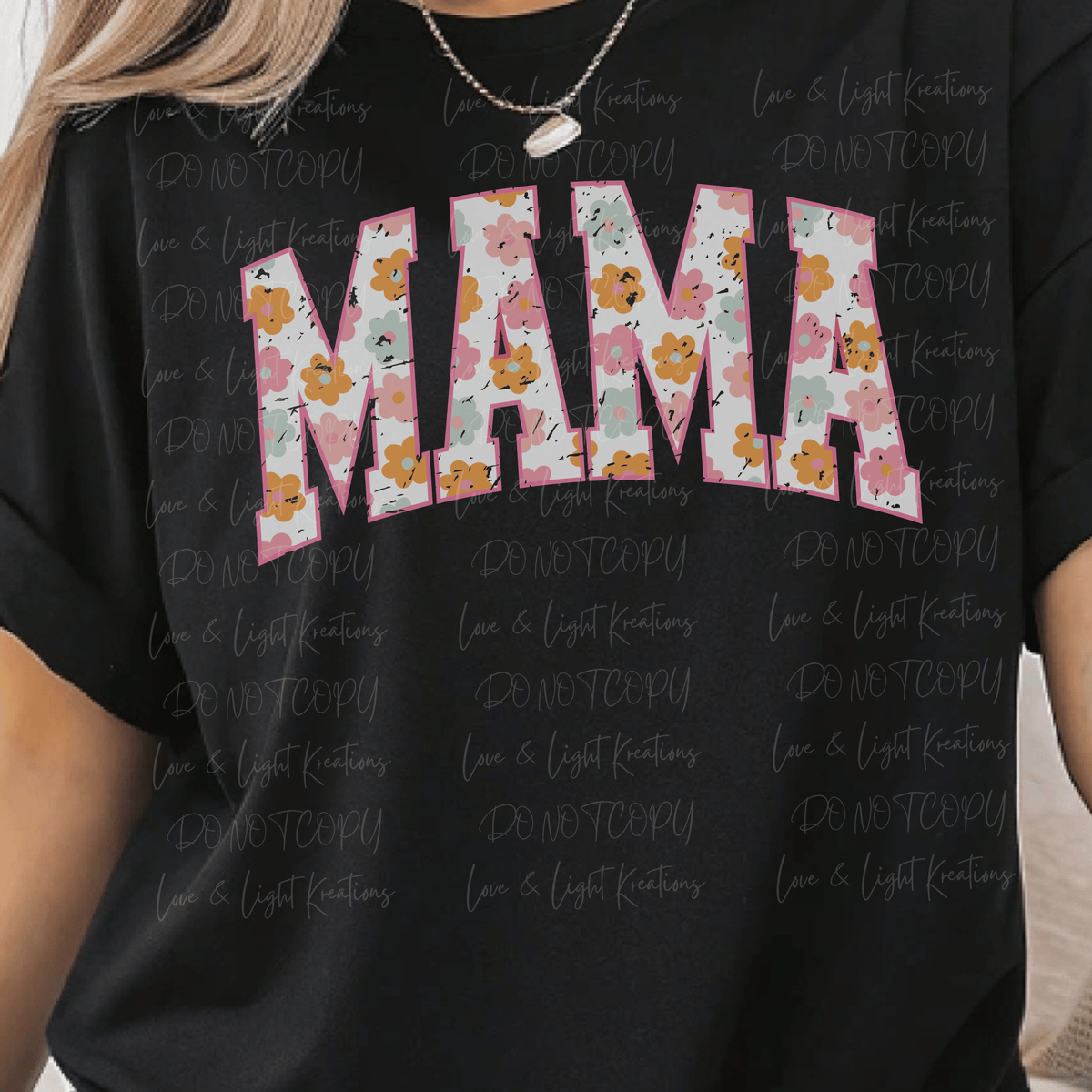 Arched Floral Mama