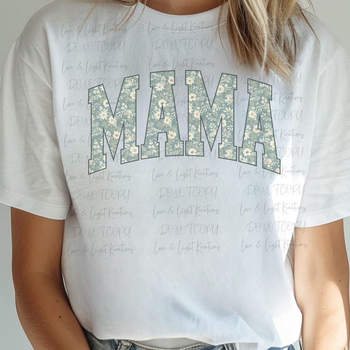 Floral Mama with Green
