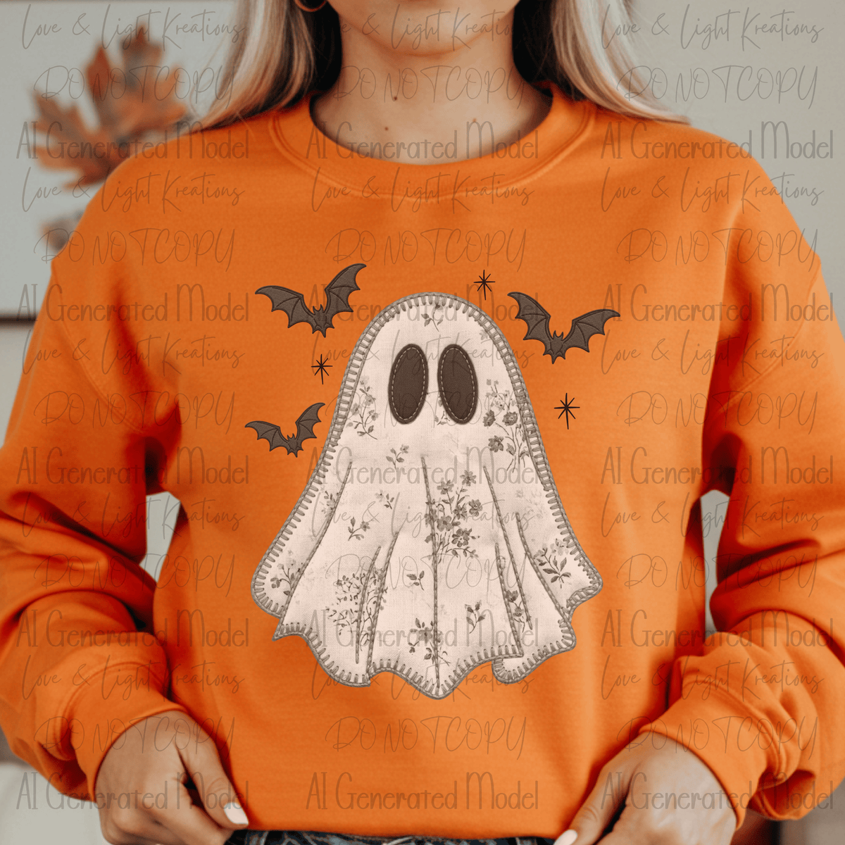 Floral Patchwork Ghost