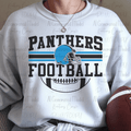 Football Light Blue and Black Nation