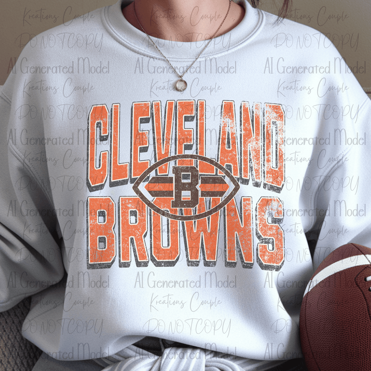 Football Orange and Brown Nation