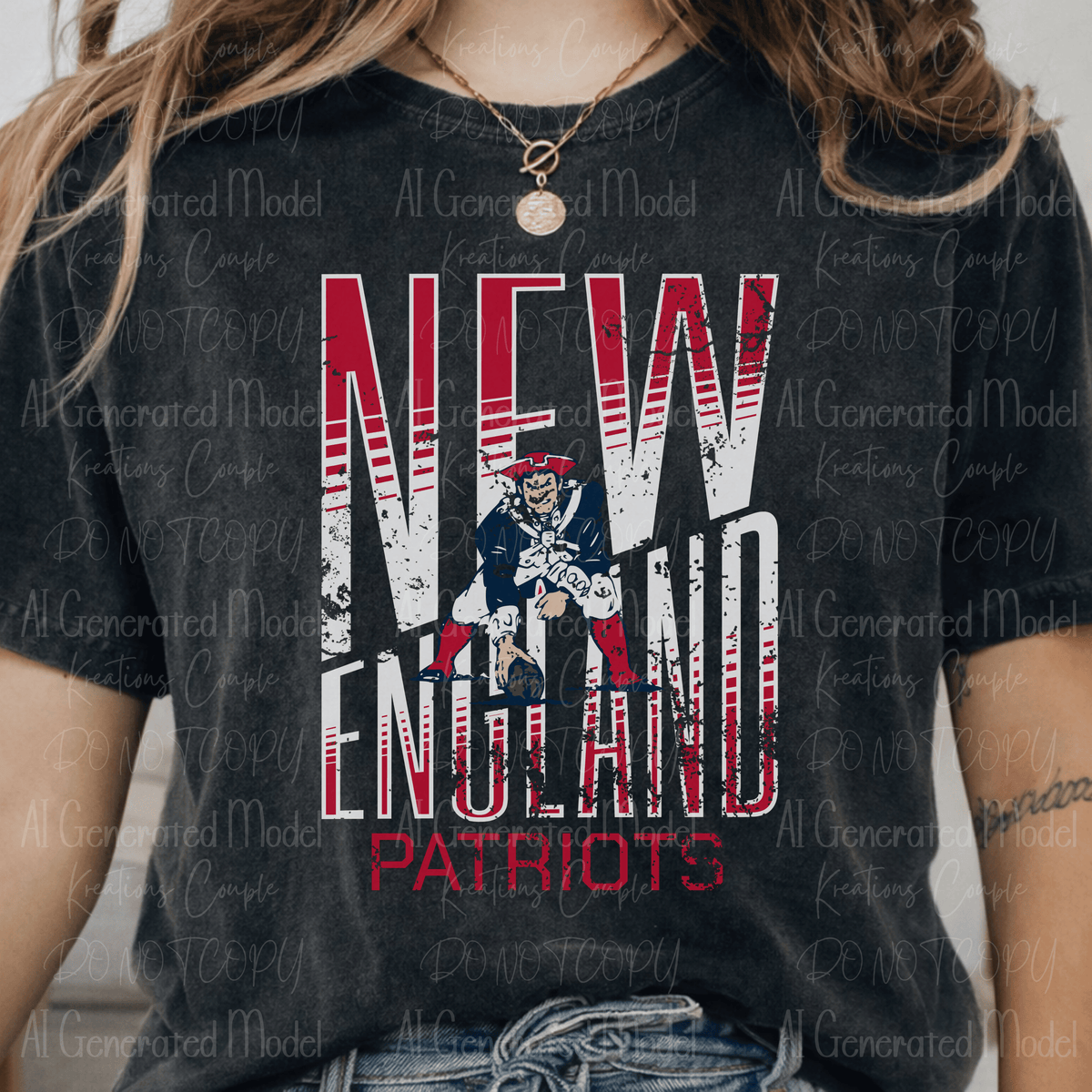 Football Red and Navy Nation