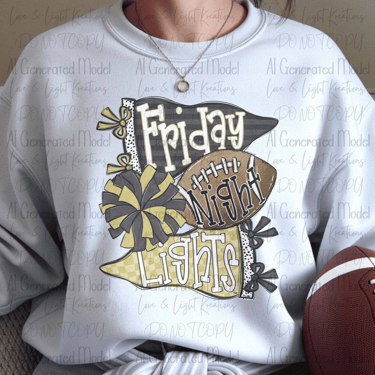 Friday Night Lights Black and Gold
