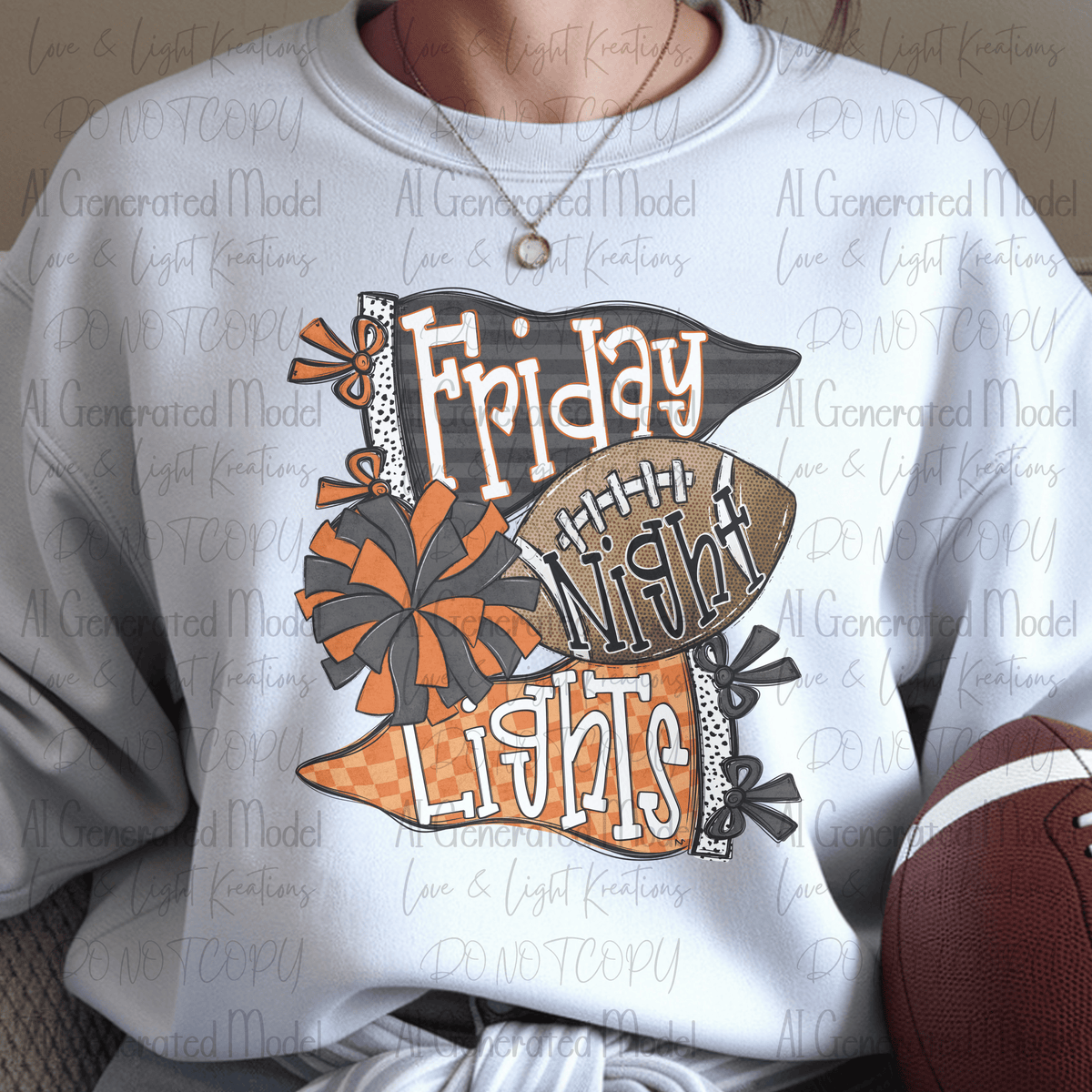 Friday Night Lights Black and Orange