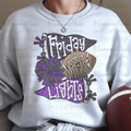 Friday Night Lights Black and Purple