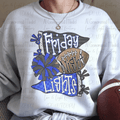 Friday Night Lights Black and Royal