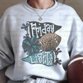 Friday Night Lights Black and Teal