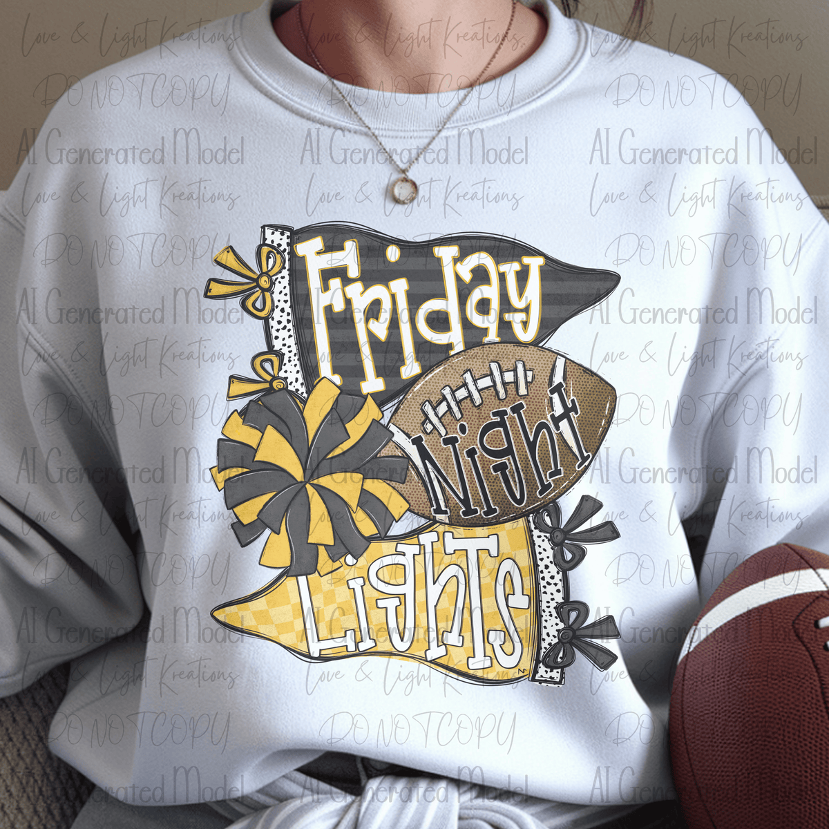 Friday Night Lights Black and Yellow