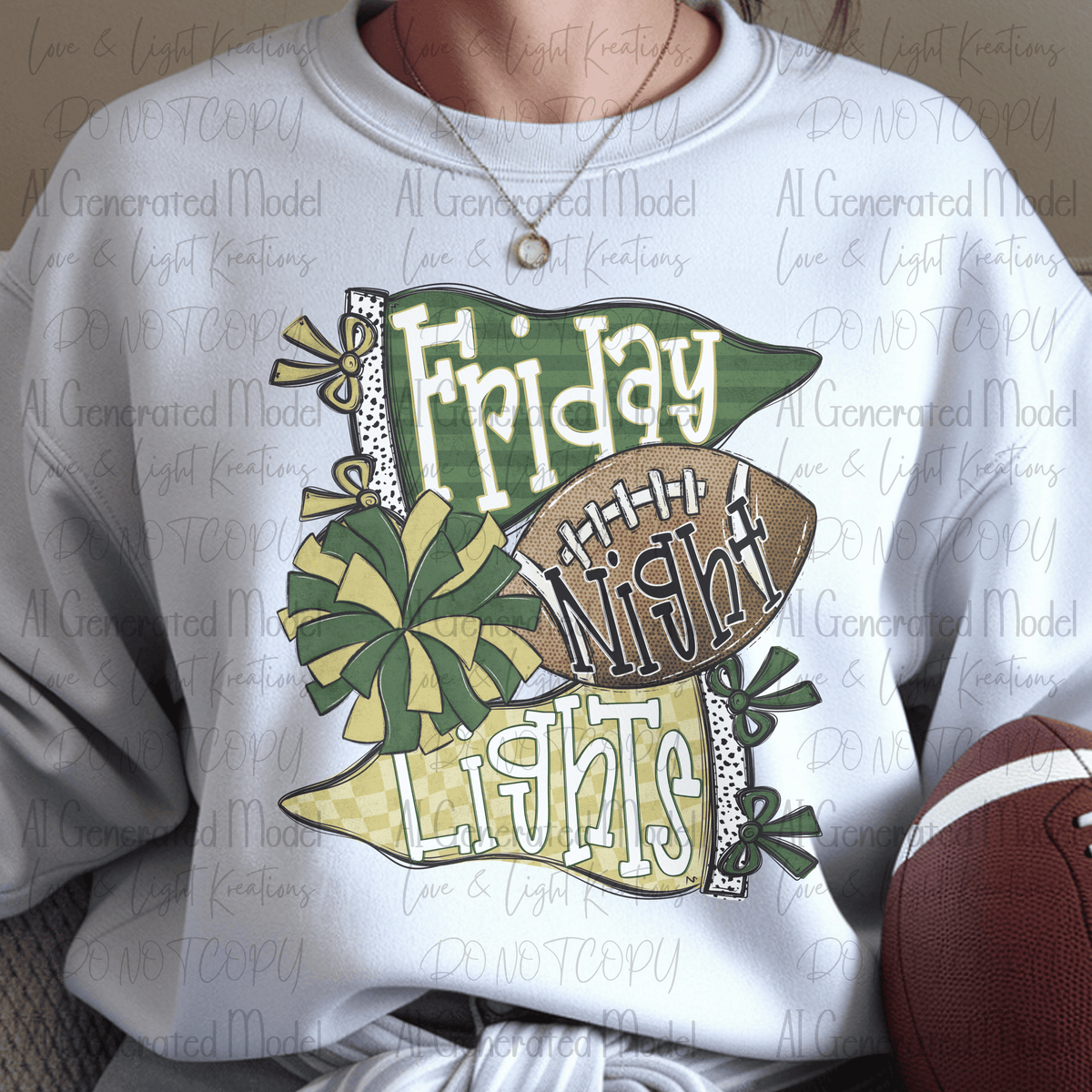Friday Night Lights Hunter Green and Gold