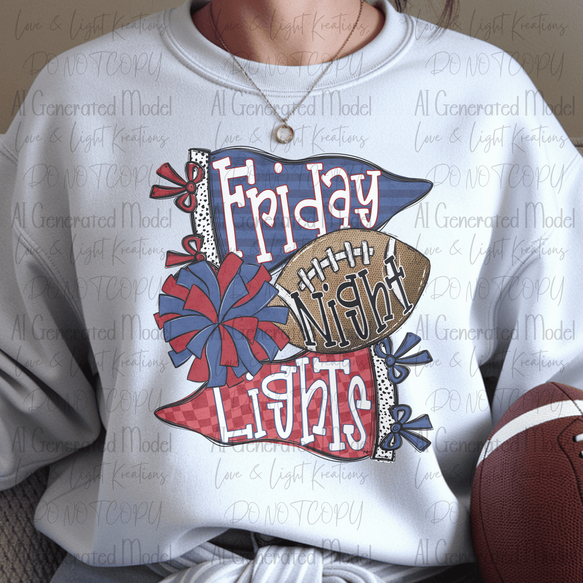 Friday Night Lights Navy and Red