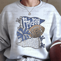 Friday Night Lights Navy and Silver