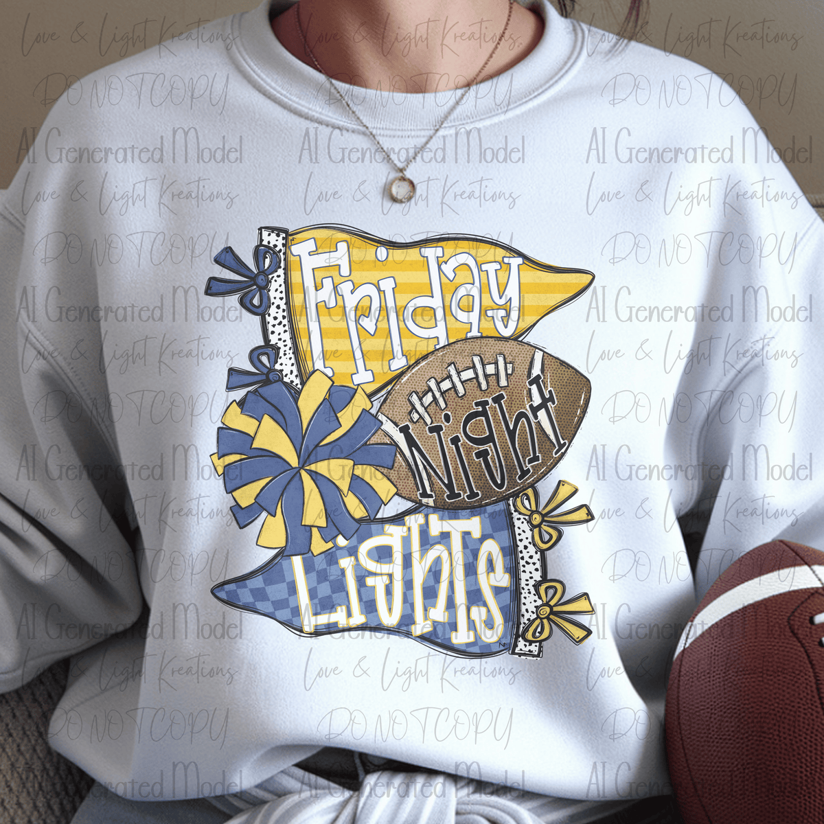 Friday Night Lights Navy and Yellow