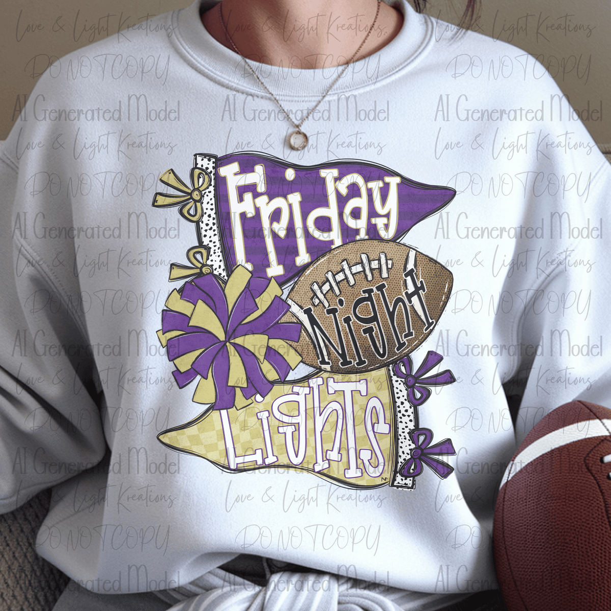 Friday Night Lights Purple and Gold