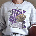 Friday Night Lights Purple and Silver