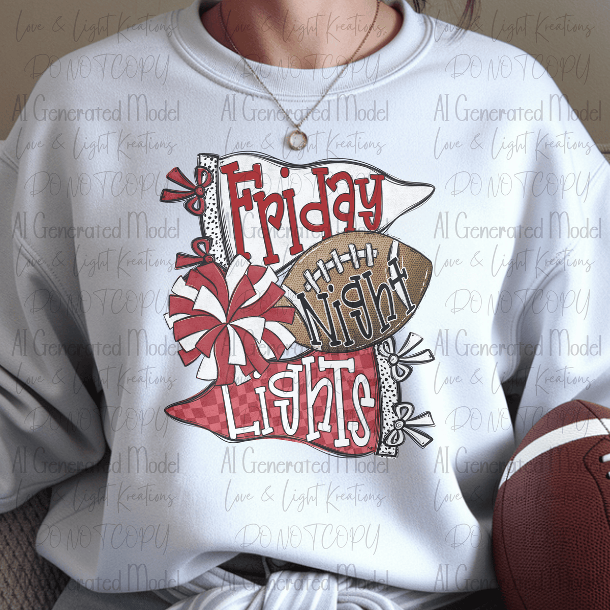 Friday Night Lights Red and White