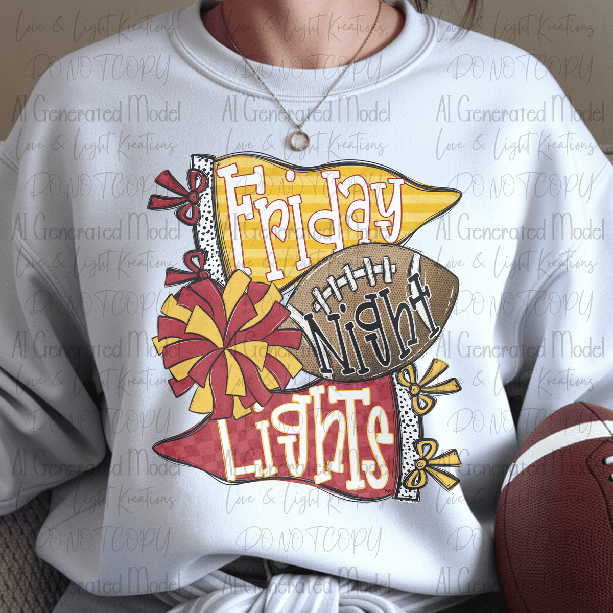 Friday Night Lights Red and Yellow