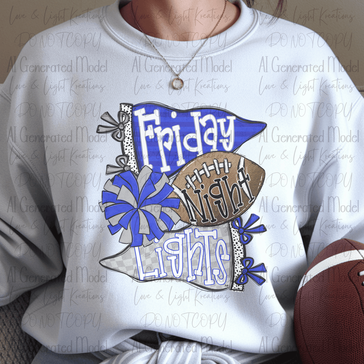 Friday Night Lights Royal and Silver