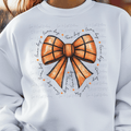 Outlined Game Day Basketball Coquette Bow