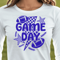 Game Day Football Blue