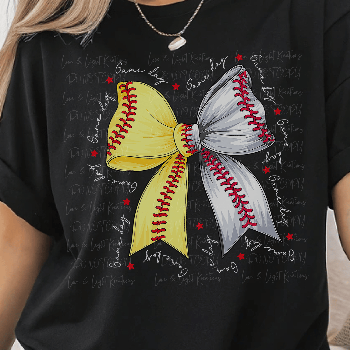 Game Day Softball and Baseball Coquette Bow