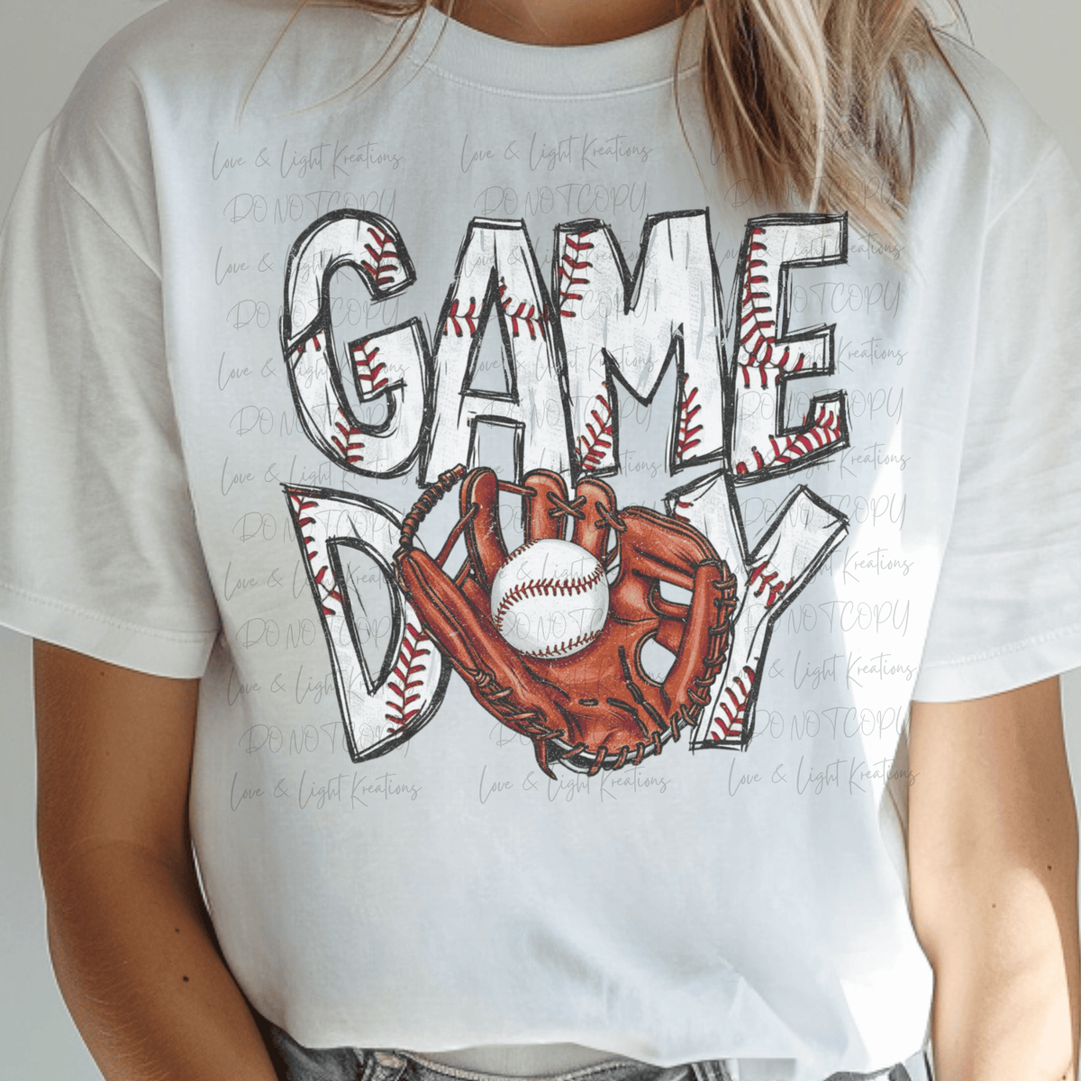 Game Day with Retro Baseball Glove