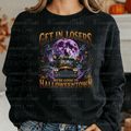 Get In Losers Purple Moon Halloween Movie Color