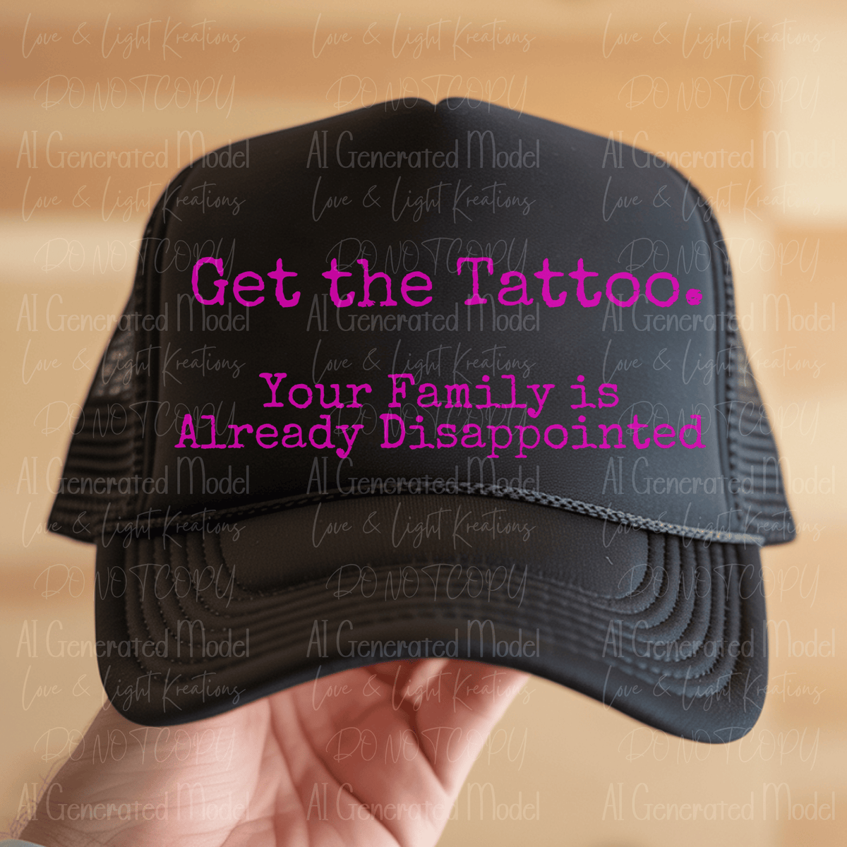 Get the Tattoo. Your family Disappointed Pink
