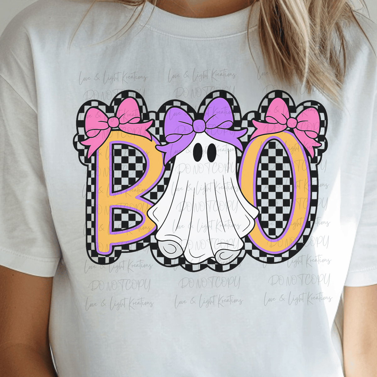 Ghost Boo Bow