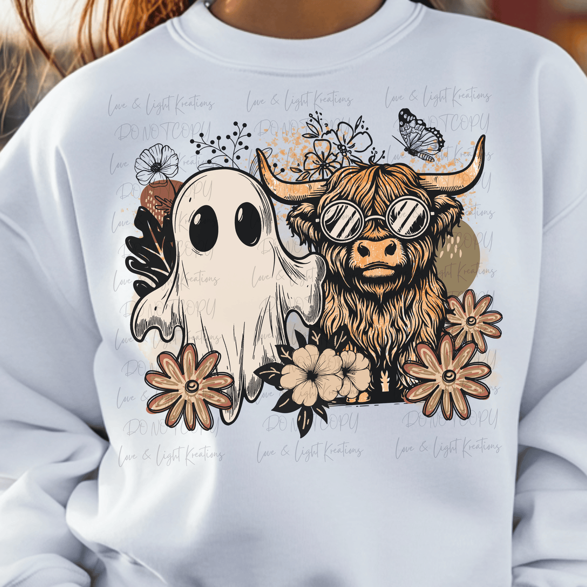 Ghost Highland Cow