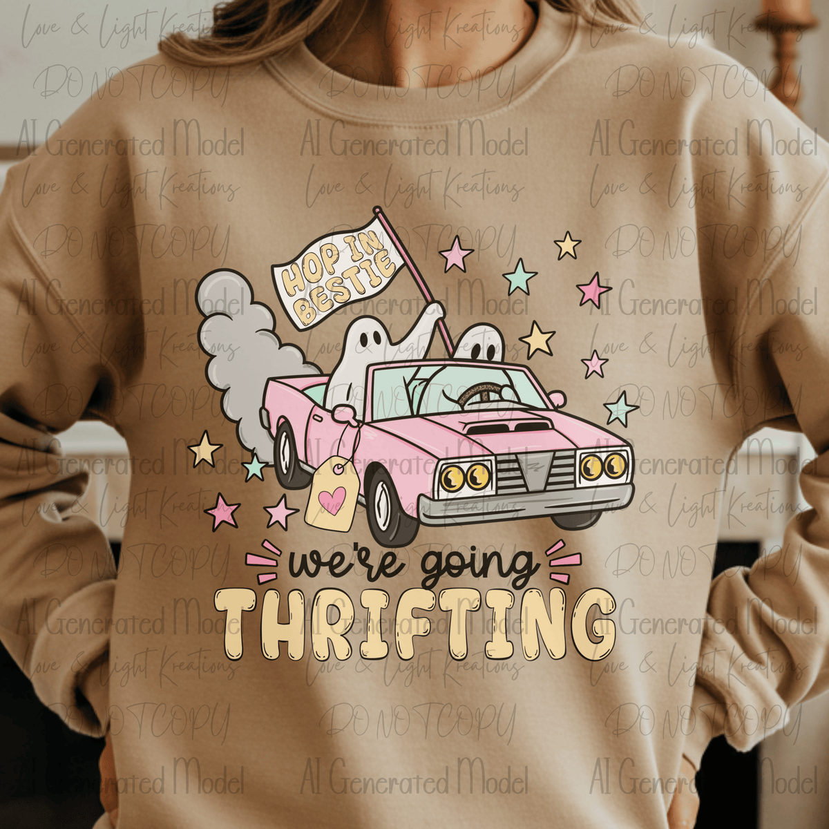 Ghost Hop in Bestie We're Going Thrifting