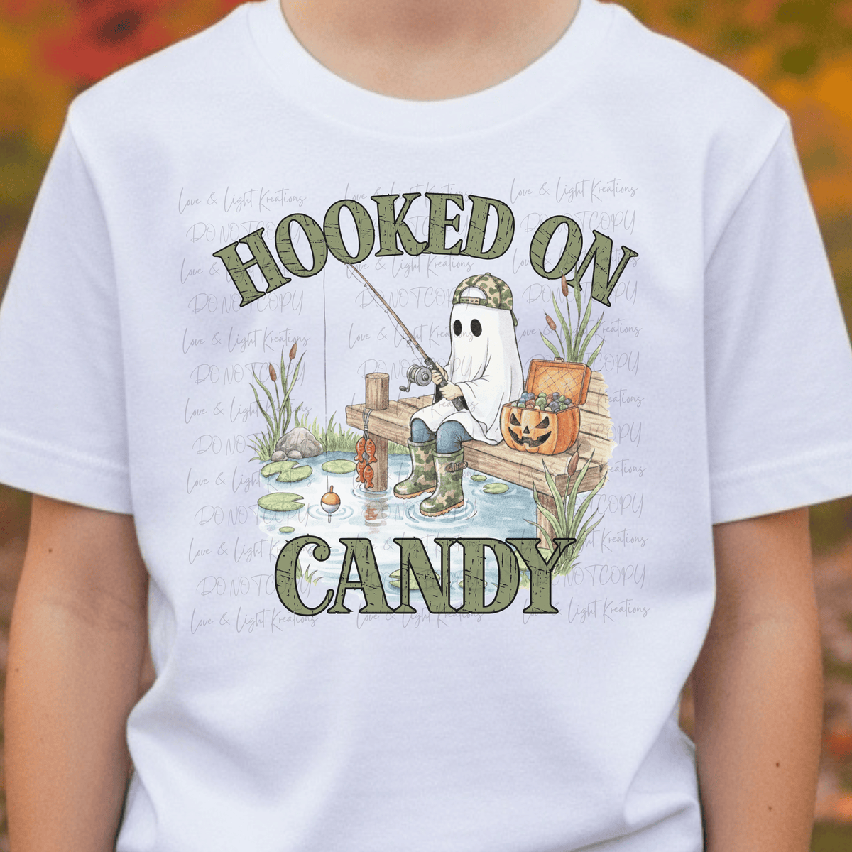 Green Hooked on Candy Fishing