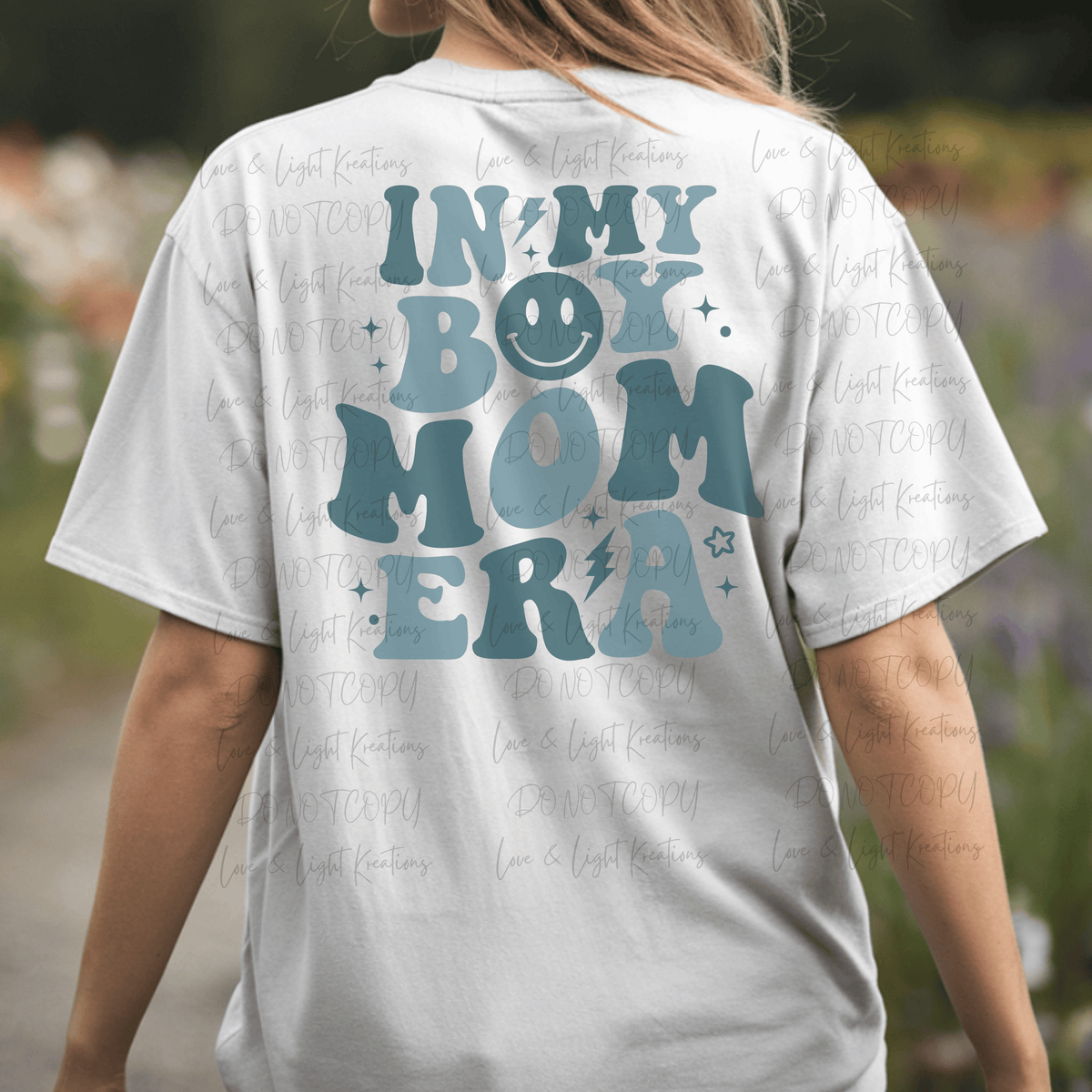 Groovy Blue In My Boy Mom Era Back