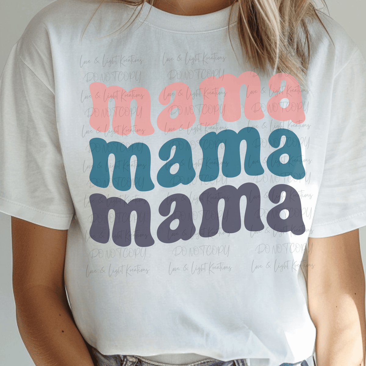 Groovy Multi Colored Mama