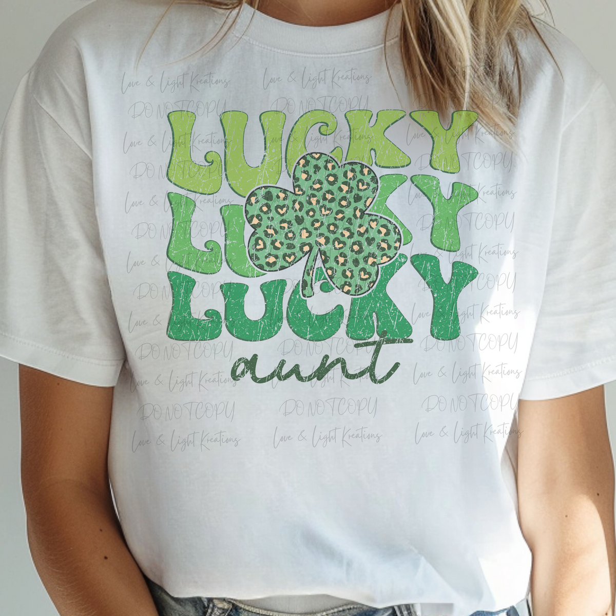 Groovy Shades of Green Lucky Aunt