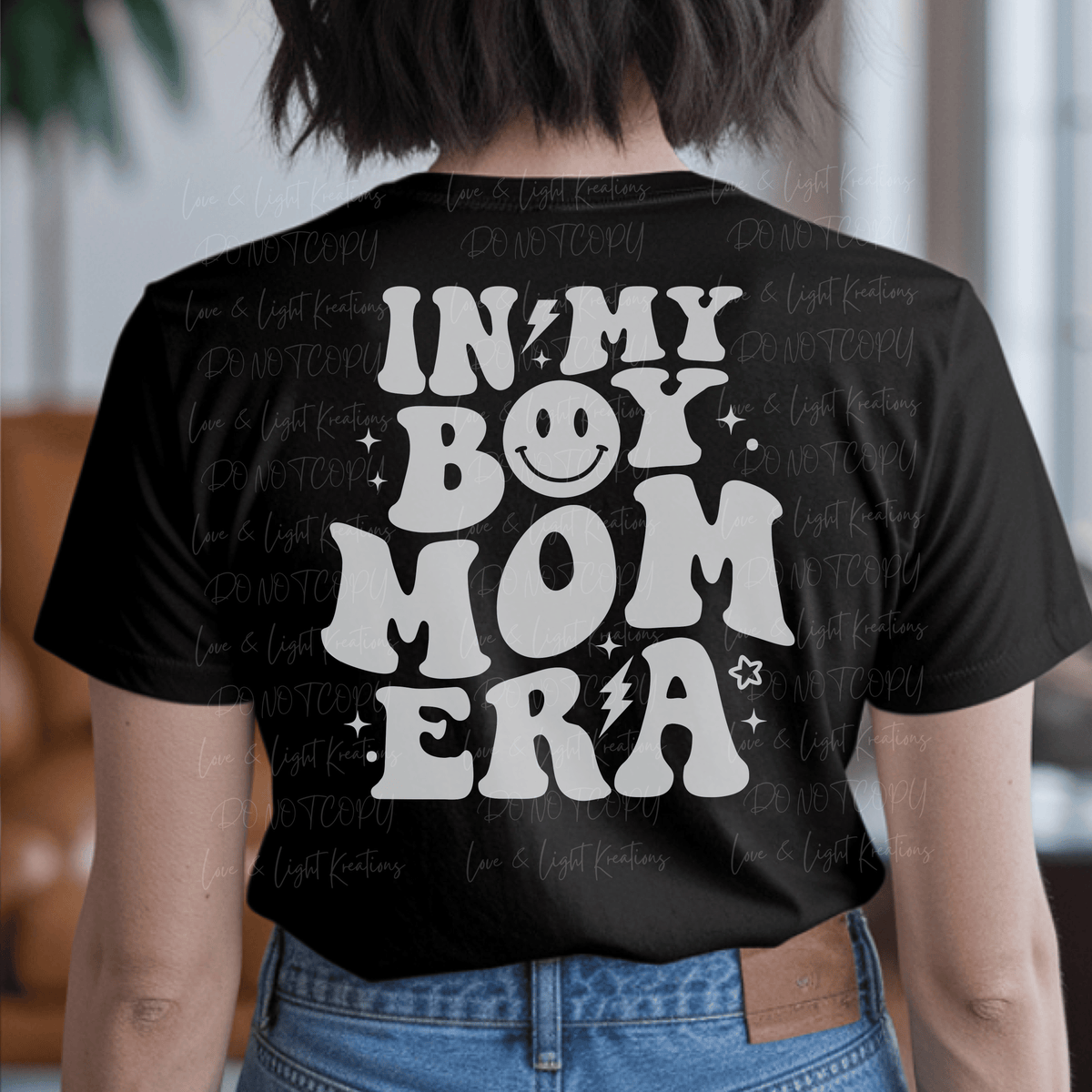 Groovy White In My Boy Mom Era Back