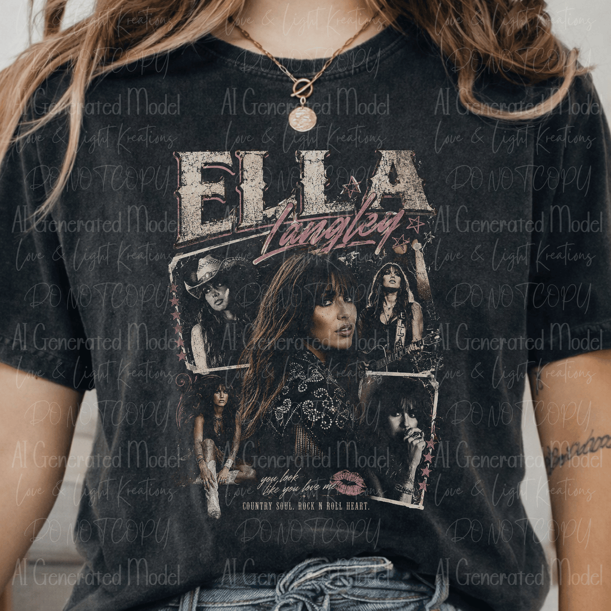 Halftone Alabama Country Girl