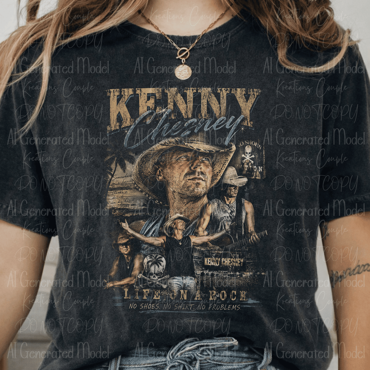 Halftone Artist Tennessee Island Cowboy