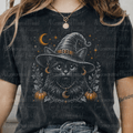 Halftone Black Cat