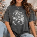 Halftone Leopard Santa