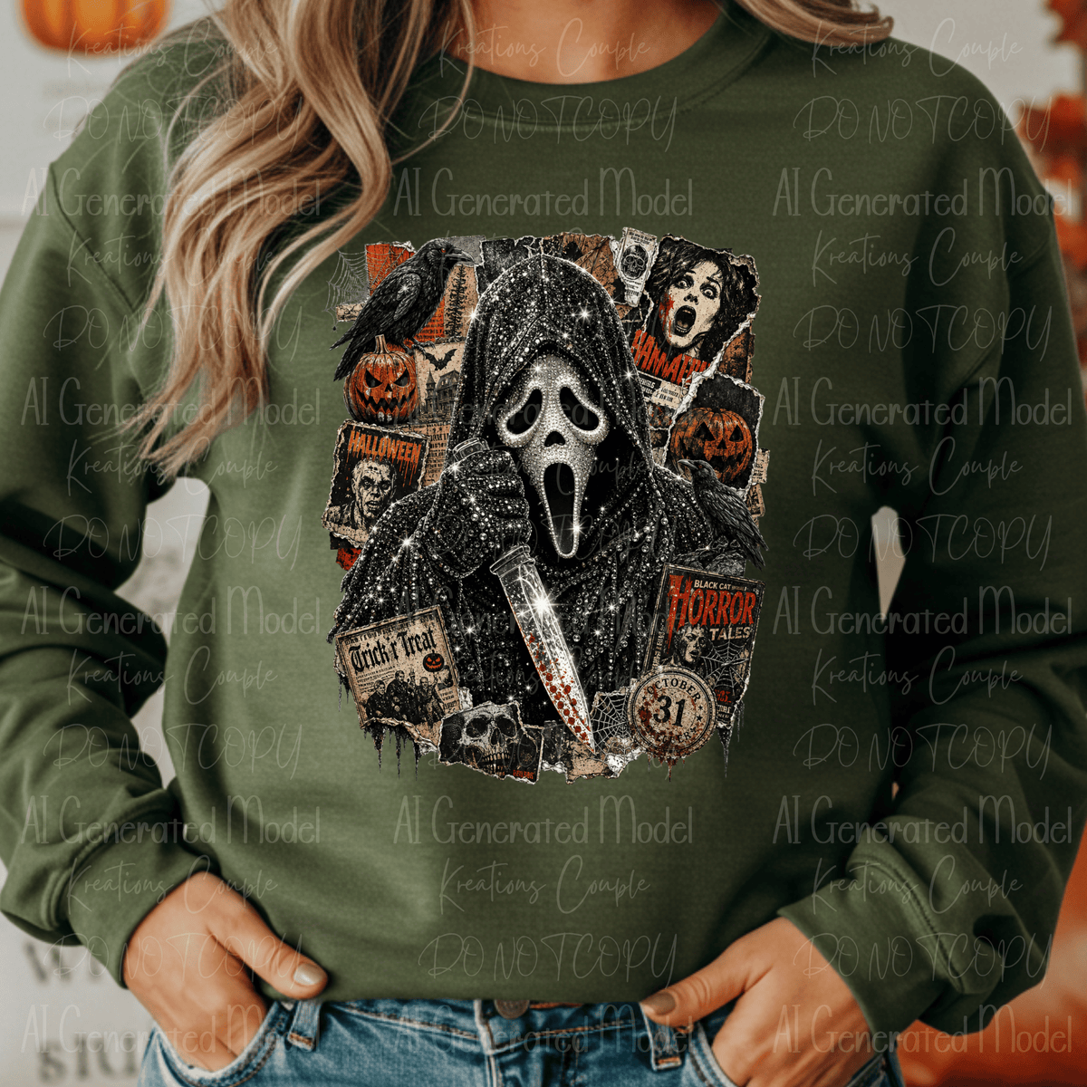 Halloween Horror Hooded Scary Mask