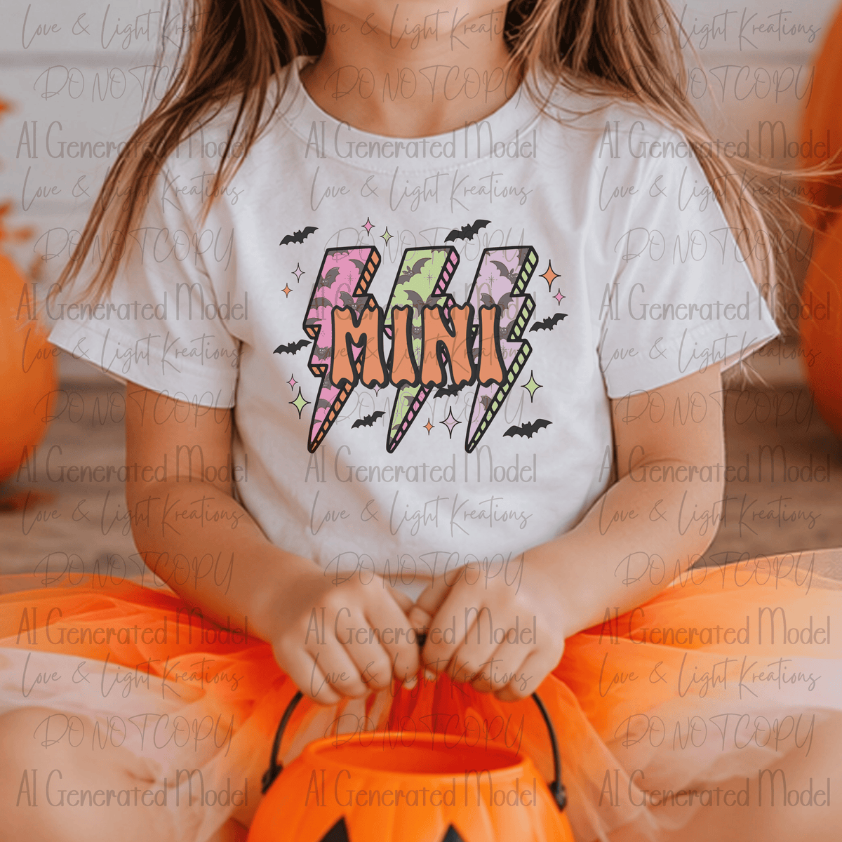Halloween Mini Lightening Bolts with Bats