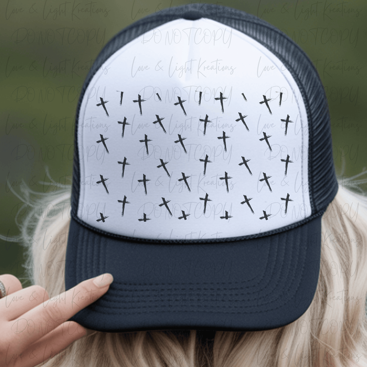 Hand Drawn Crosses