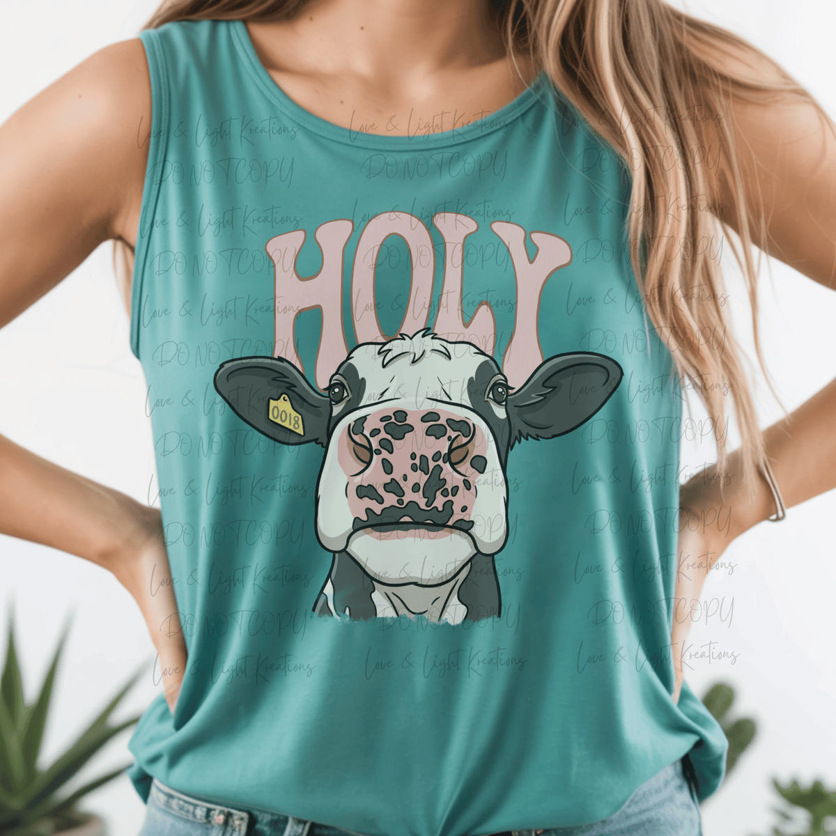 Holy Cow with Cow Face